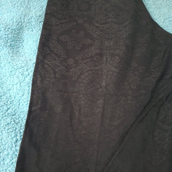 Northern Reflections High Rise  Straight Leg Light Cotton Jacquard Pants Size 10 - Picture 10 of 10